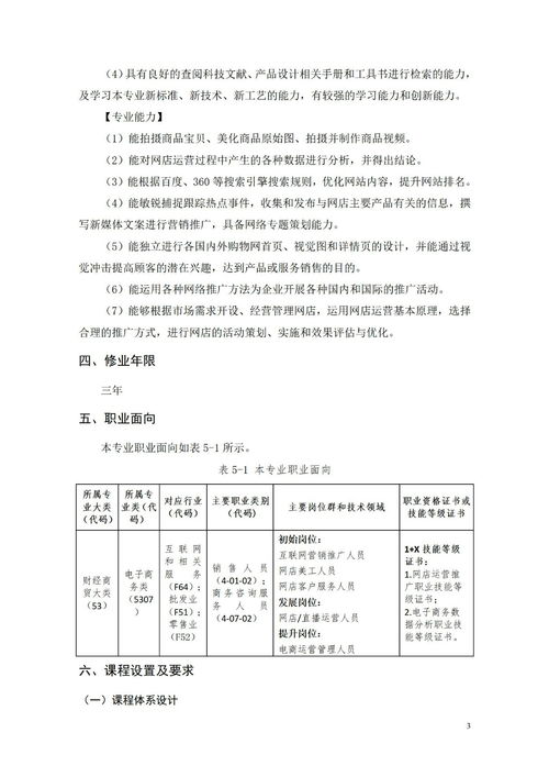 电子商务专业人才问题