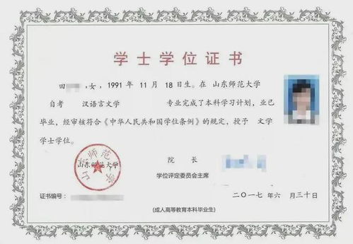 电子商务专业学位证样本